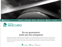 Tablet Screenshot of grafichemercurio.it